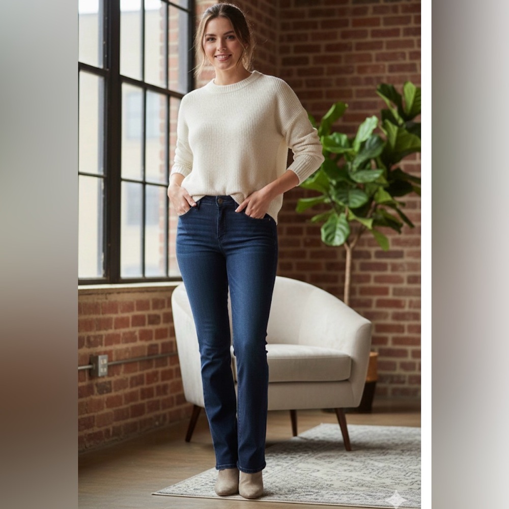 d‎ & Co QVC company jeans boot cut size 20W